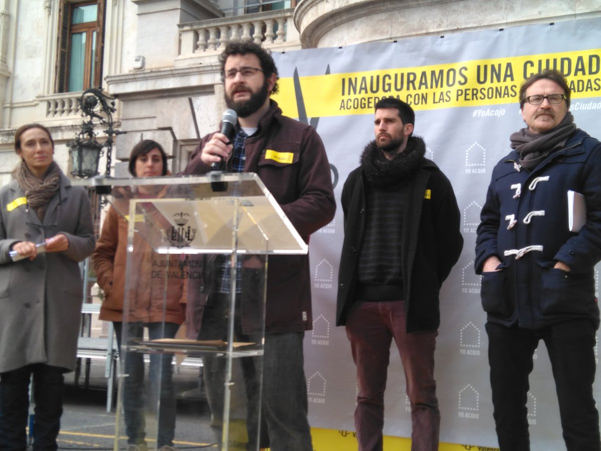 SandraUrc's tweet photo. Interviene @Berto_Jaramillo #InauguramosCiudad #YoAcojo #JoAcull @amnistiaespana @AmnistiaVLC https://t.co/XroFz6MCKx