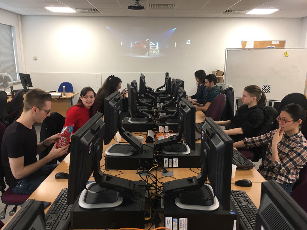 neurodenizen's tweet photo. Day 3 of #brainhackyork! Bright and early #bhg17 @UOY_YNiC @brainhackorg https://t.co/VnBVLknZku