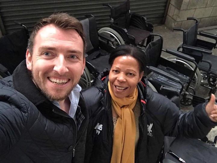 BrendanRendall's tweet photo. Thanks @Grafter80 for the donation of wheel chairs to @FOMOmalawi @mary_woodworth being sent to Malawi #charity #disabilty #makeadufference https://t.co/MdiFyIk67Q