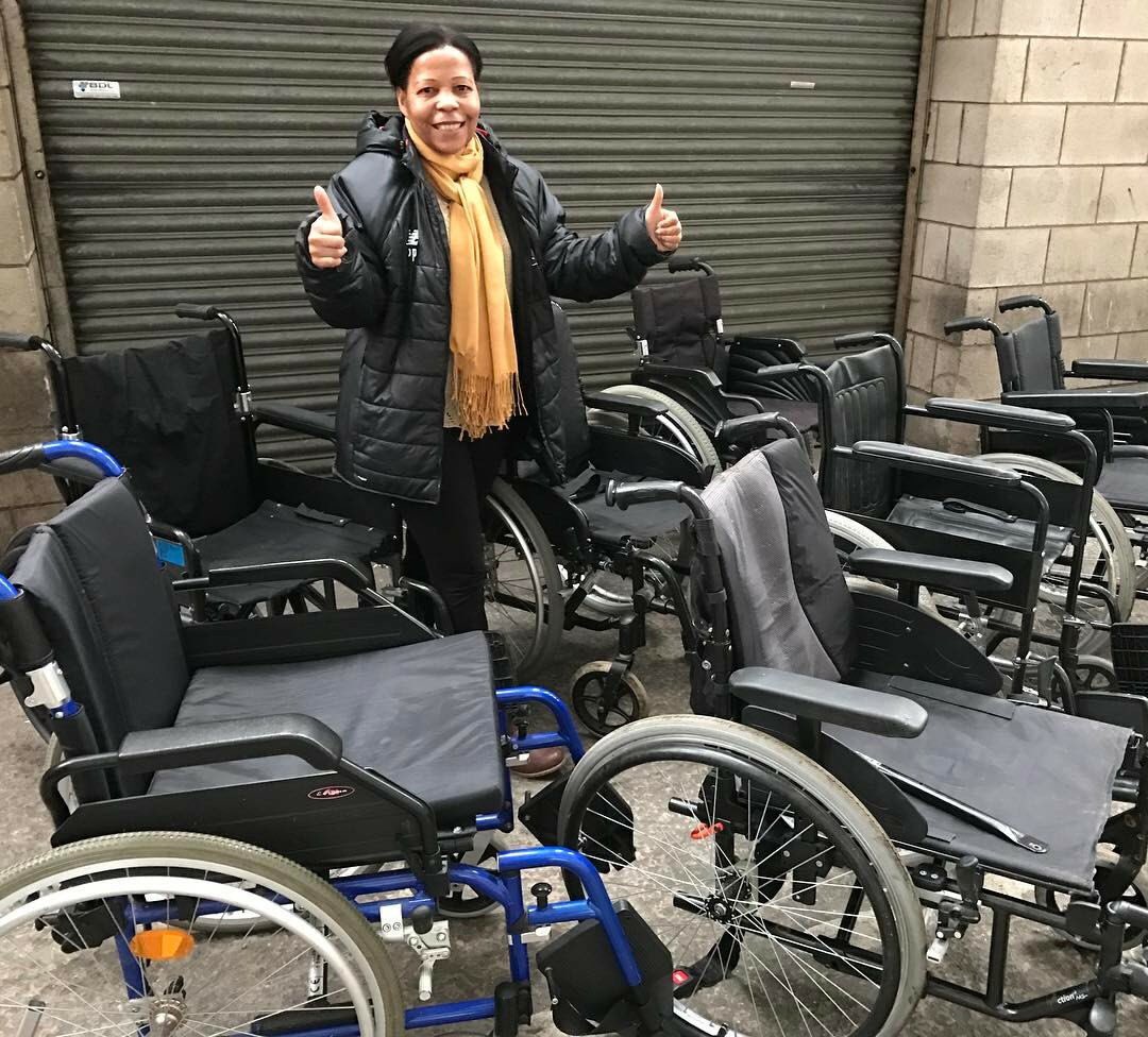 BrendanRendall's tweet photo. Thanks @Grafter80 for the donation of wheel chairs to @FOMOmalawi @mary_woodworth being sent to Malawi #charity #disabilty #makeadufference https://t.co/MdiFyIk67Q