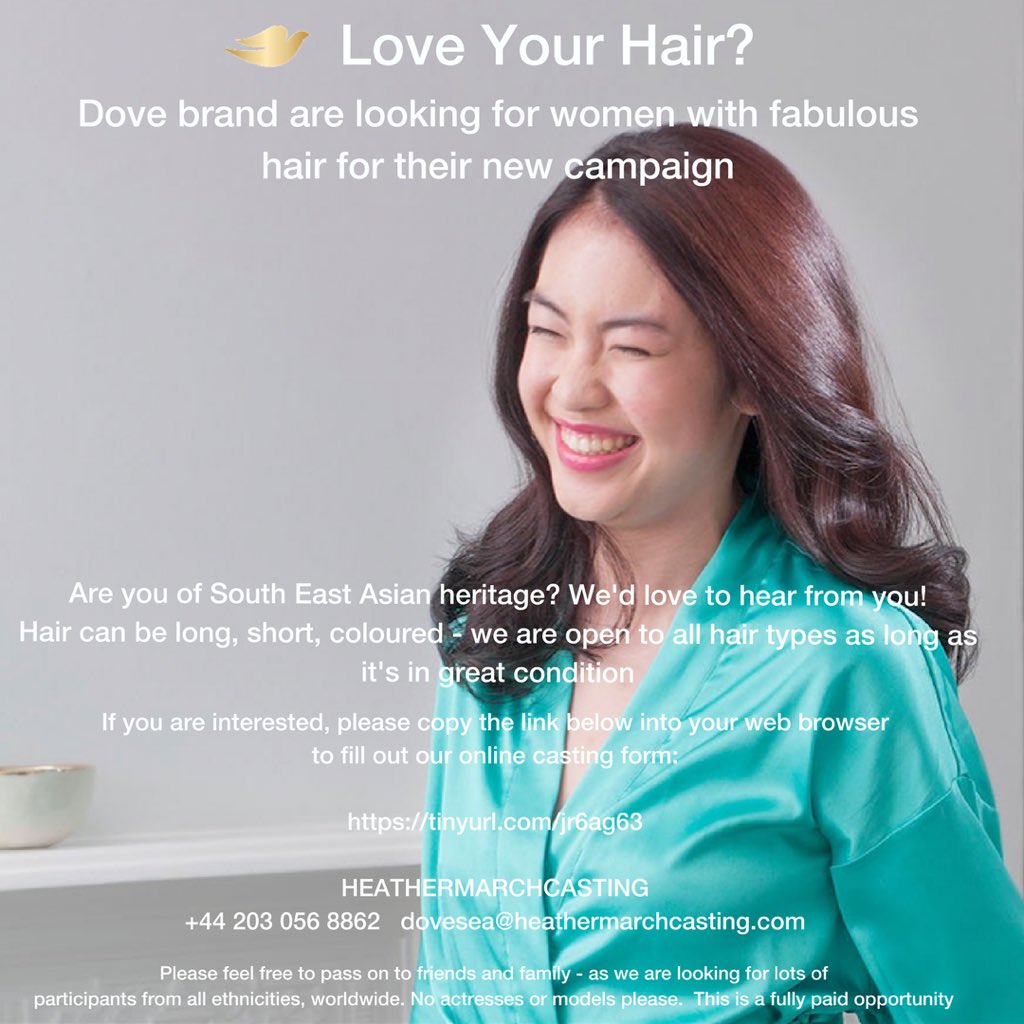 Heathermarch Castingdirector On Twitter Loveyouhair Dove