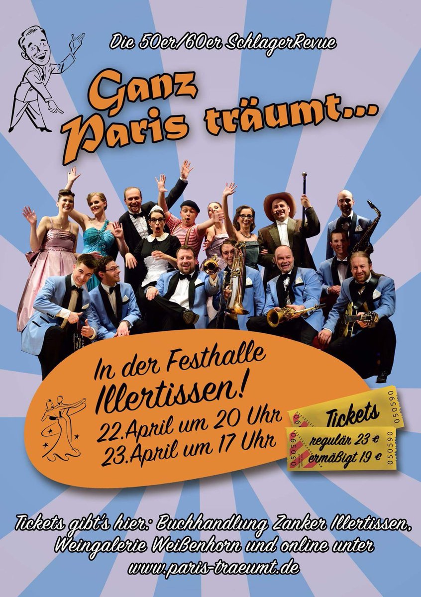 TraumRevue's tweet photo. #Kartenvorverkauf läuft!
#Ticketshop: https://t.co/Y3VGH83bVJ
#Trailer: https://t.co/NHbQS2DmlT
Wir freuen uns schon riesig!#GanzParisträumt https://t.co/24TSlWn4kt