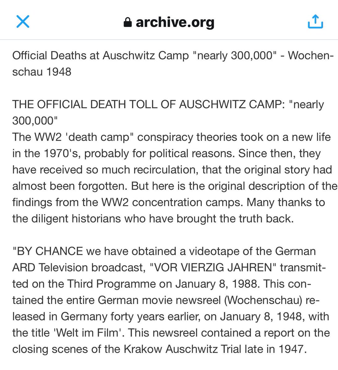 BedlamBeat's tweet photo. @BedlamBeat #G8Links #HHX6 #FFWars #JewZLM #W2Causality #STZJCraP
Official Deaths At Concentration Camp 340,000 π
https://t.co/qYYLOtSOsp https://t.co/NGEY8djib8