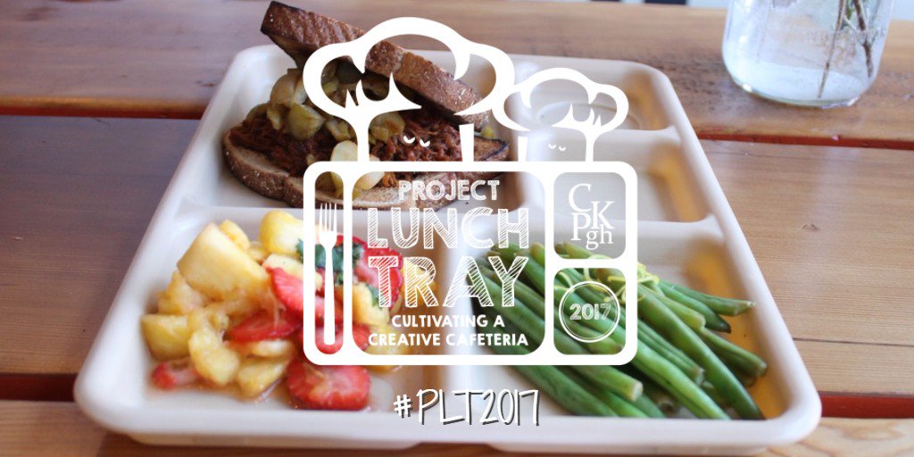 CKitchenPgh's tweet photo. The #ProjectLunchTray #Cookoff is finally here! 16 teams of jr.  chefs competing for the Steel Lunch Tray https://t.co/qABimAYP7W #PLT2017 https://t.co/t2oXDlLMbk