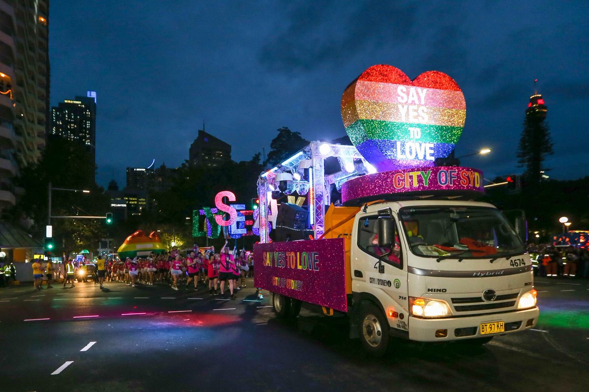 Cheers to the awesome crew who brought our float to life ❤#sayyestolove #sydneymardigras #creatingequality Pics: Katherine Griffiths