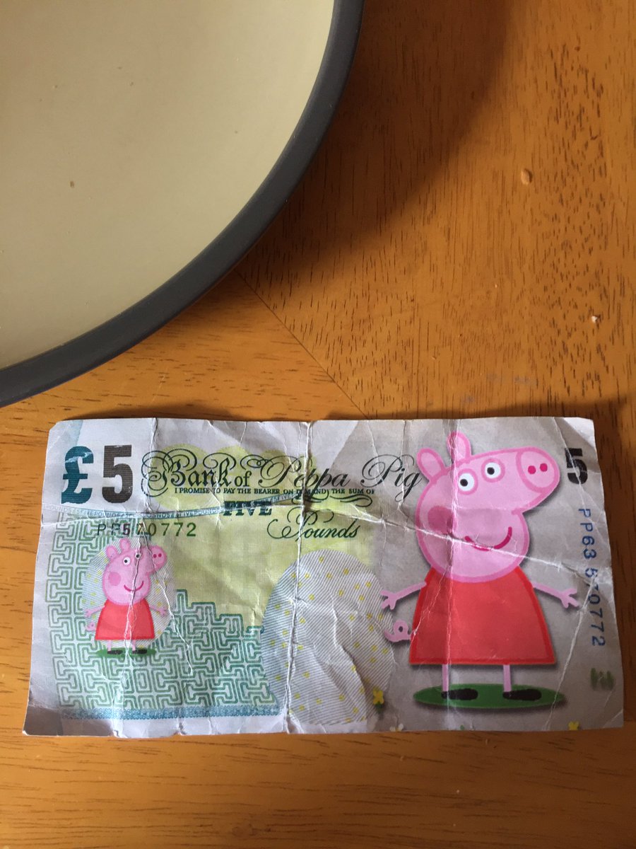 ONE OF MY MUMS EMPLOYEES ACCEPTED THIS AS PAYMENT HAHAHAHA