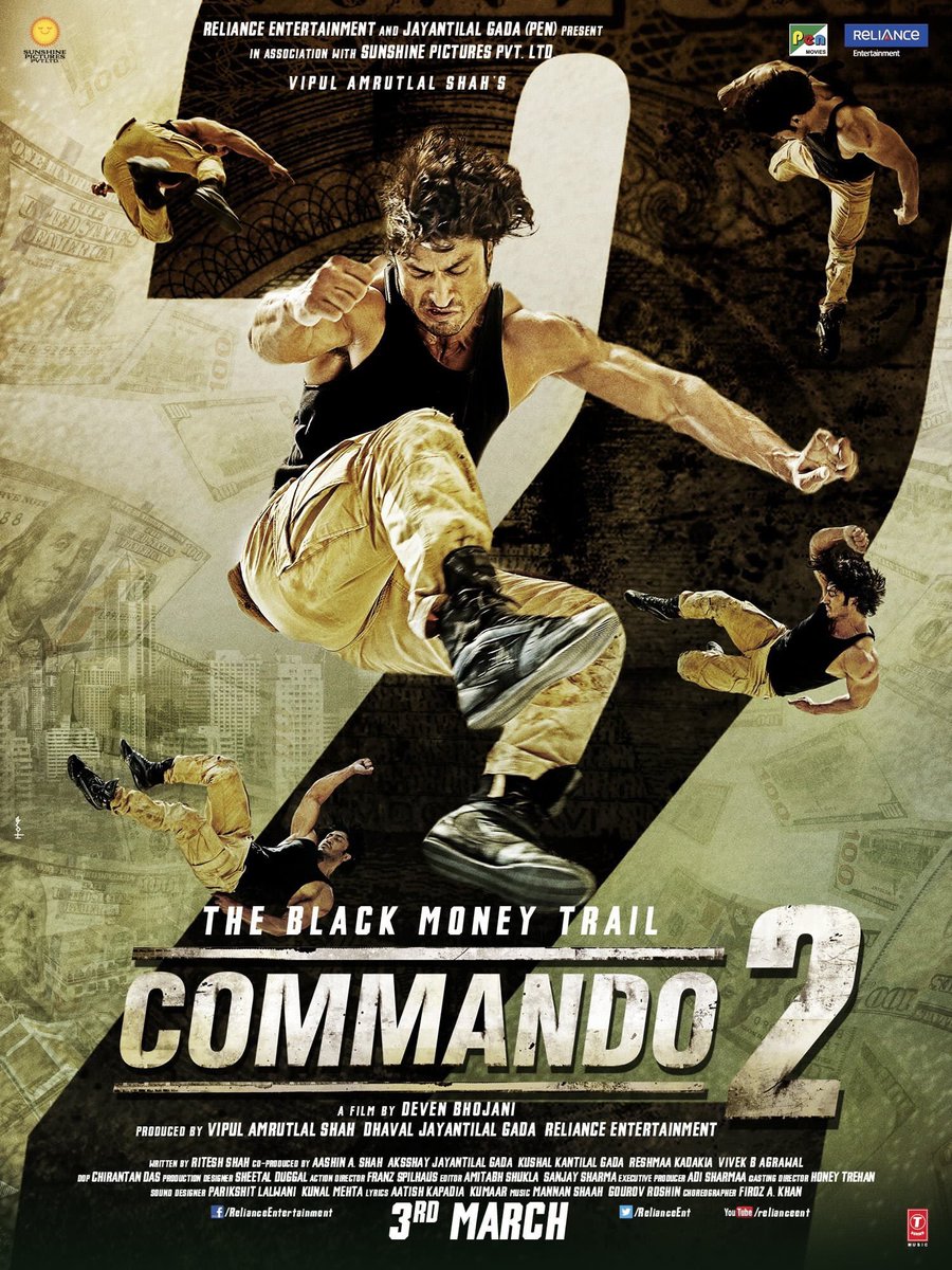ZoomTV's tweet photo. .@VidyutJammwal starrer, #Commando2 has collected Rs.5.14 crores on day one https://t.co/yDL4Bbf9Ot