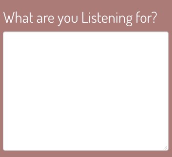 listenacross's tweet photo. What are you Listening for? 

https://t.co/MVztAUgRh2 

@thewiremagazine @ResonanceFM @soundandmusic  @listeningearth @World_Listening https://t.co/qKvB72CsaV