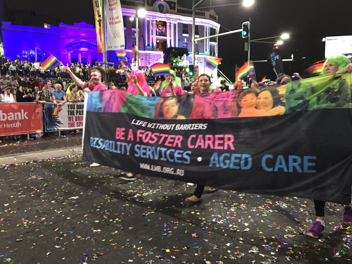 sydneymardigras's tweet photo. We all deserve a #lifewithoutbarriers! https://t.co/jPNprsC6Dw