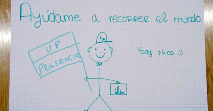UPPlasencia_'s tweet photo. Bueno, pues #SoyNico está en Plasencia y es de la #UPP, bienvenido!! #AyudaAnico a dar la vuelta al mundo. #SomosPlasencia https://t.co/ZjjV8n89bN