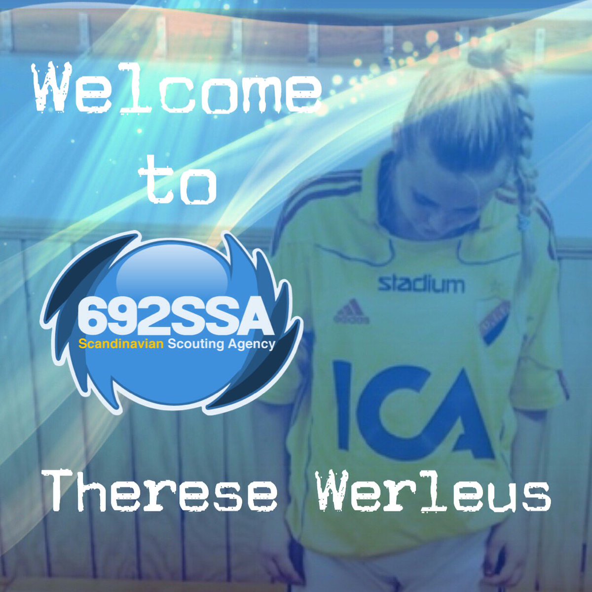 We would like to welcome Therese Werleus to <a href="/692SSA/">692SSA</a> #soccer #college #university #fotboll #692ssa