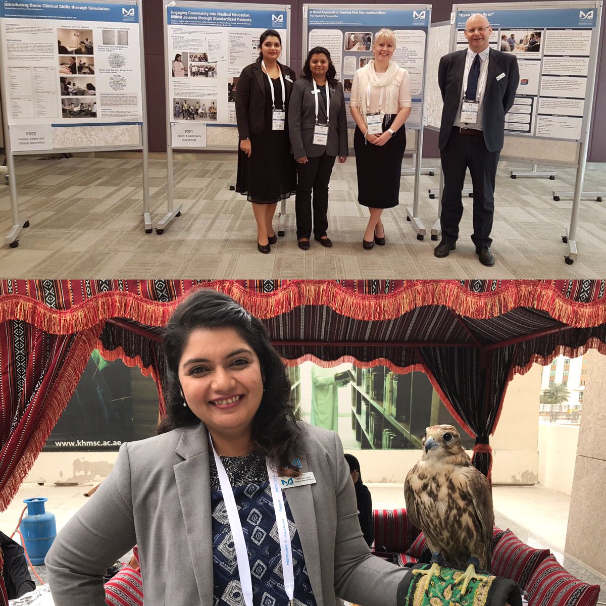 Sharonmasky's tweet photo. Work and play : flashback : greatminds great conference : @MBRUniversity #MedEdDXB https://t.co/pSQfKnRiBG