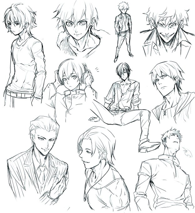 男練習のために落書き～ 