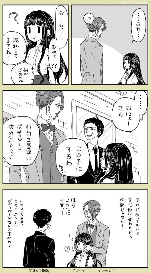 ※オネエ主人と美少女SPの出会い
ポリスじゃないけどゴロが良いし伝わるかなってことでSPのまま行きますね。 