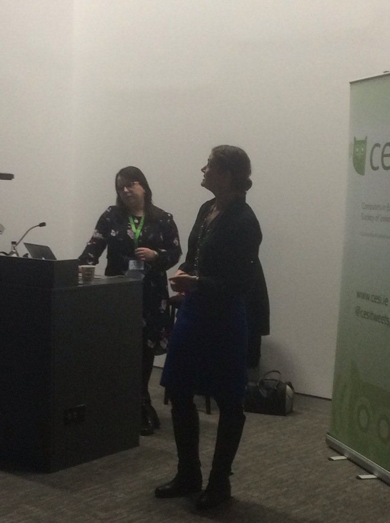 7MJB's tweet image. Digital Citizenship from @0812Siobhan &amp;amp; Sinéad O'Sullivan, @PDST_TechinEd #cesicon17