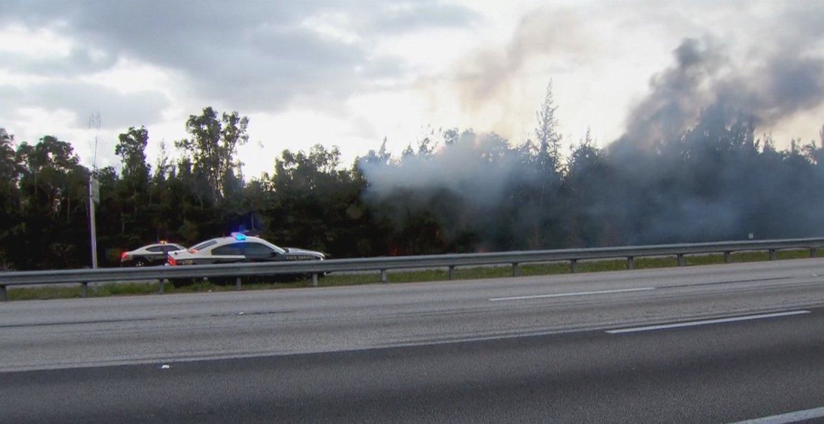 TRAFFIC ALERT: Brush fire shuts down all lanes of Turnpike NB @ MM 36 near Hialeah. Avoid the area https://t.co/6I4w3oX63n