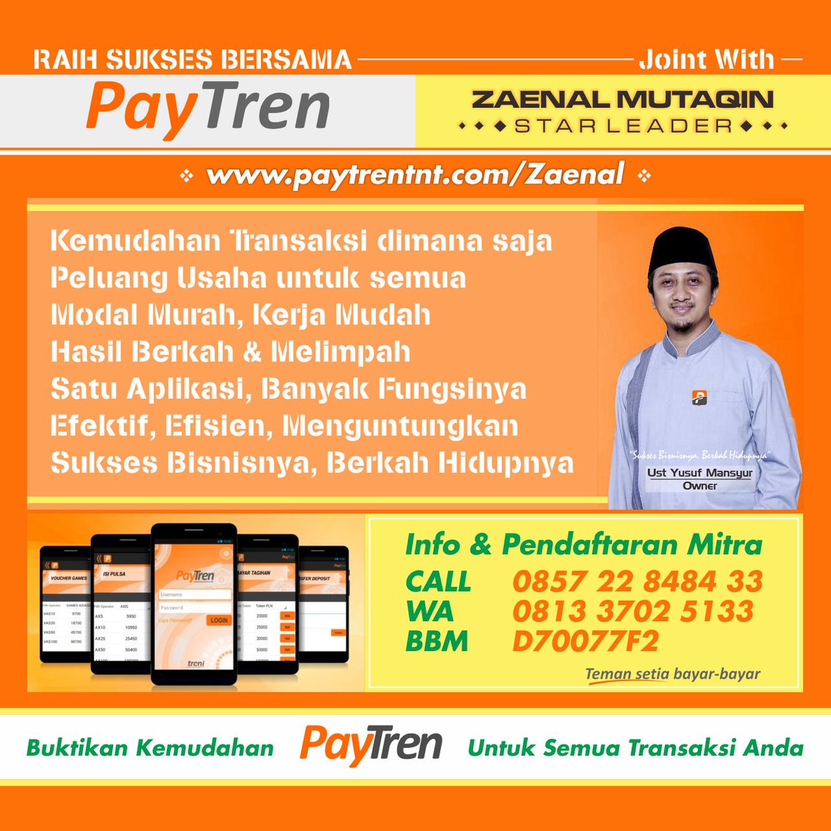 Malam Minggu, bersantai bersama keluarga ditemani panduan bisnis PayTren bersama <a href="/zaenal_paytren/">Zaenal Mutaqin</a> dlm memaksimalkan pendapatan tambahan