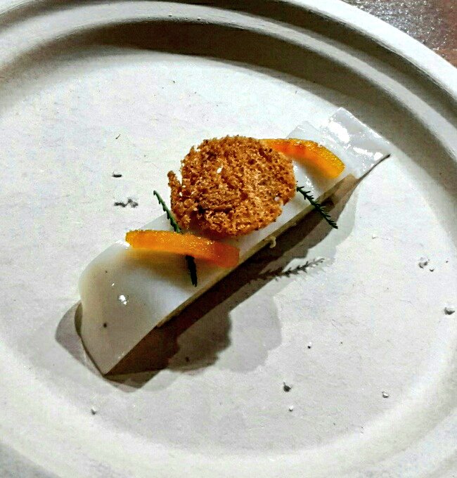 Marco_K18's tweet photo. #Carciofo #capasanta alga #Bottarga Muggine di @Felixlobasso 
Eccellenze #ellenica
#Trikalinos
a #igmi17 Identità Golose 
@identitagolose https://t.co/KXz6GqX52u