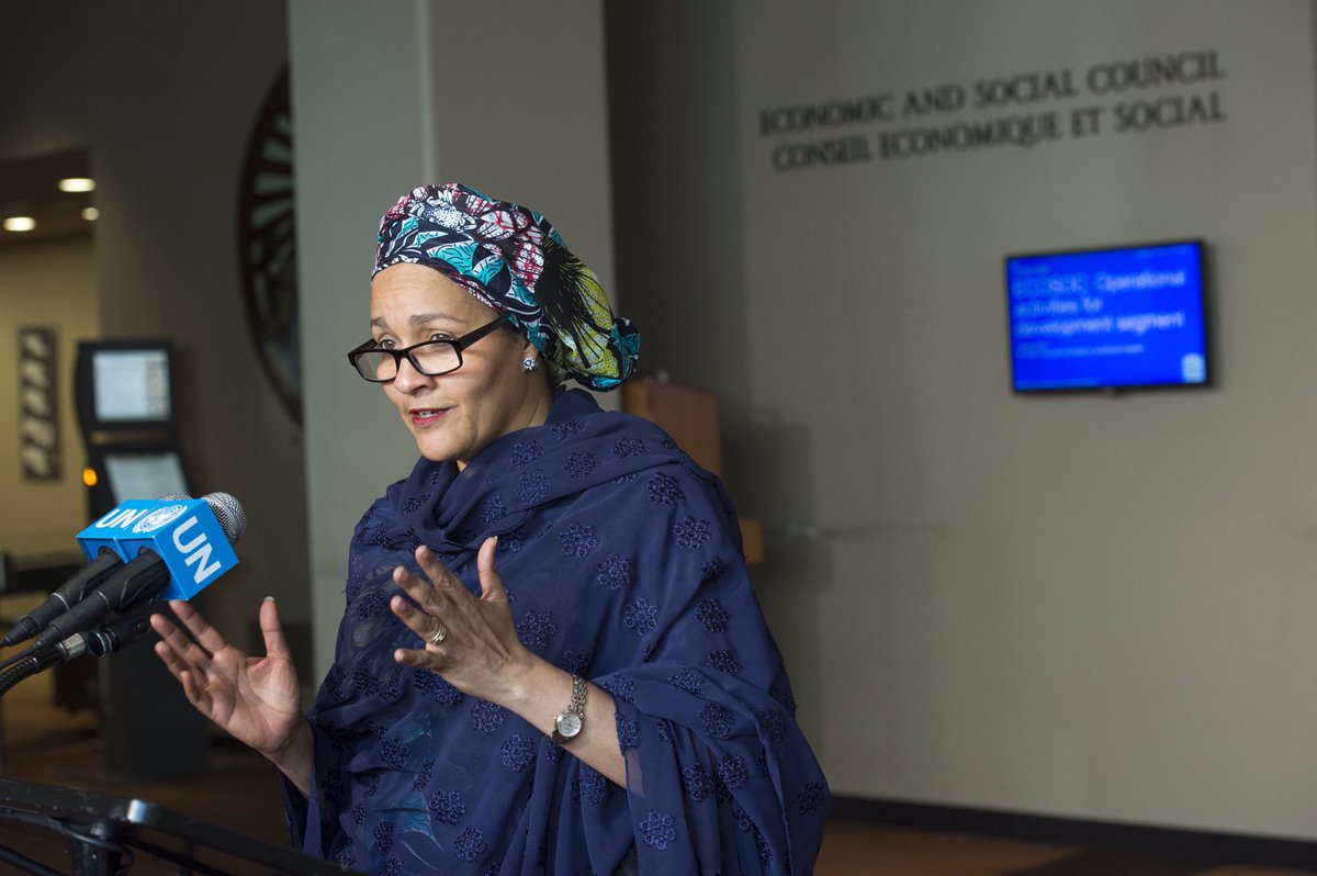 AminaJMohammed's tweet photo. The 2030 Agenda needs @UN to reinvent itself to better service countries. Nothing is impossible when we work 2gether https://t.co/5WT8RtnqYq https://t.co/Er3L7s8xTI