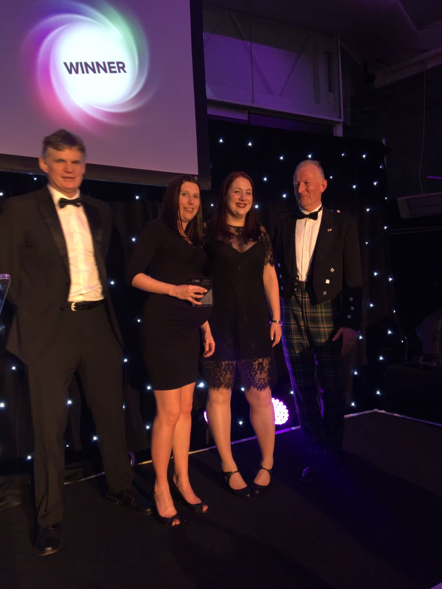 DeborahZeborah's tweet photo. Well, we got it! @Skyscanner won 'Best Communication Strategy or Campaign' last night at the #IOICscot2017 awards for our internal comms. https://t.co/2aTDK2i28w