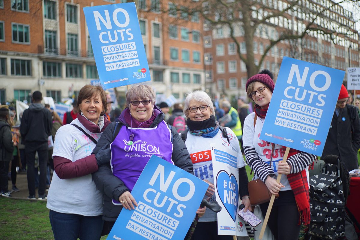 Amanda, @sueangil, Trish and Emma from Nottingham Unison