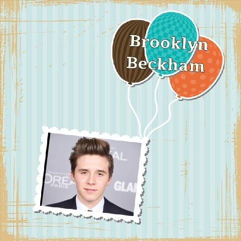 Happy Birthday Brooklyn Beckham, Callum Harriott, Richard Peniket, Stuart O\Keefe, Paddy Madden & Adam Watts   