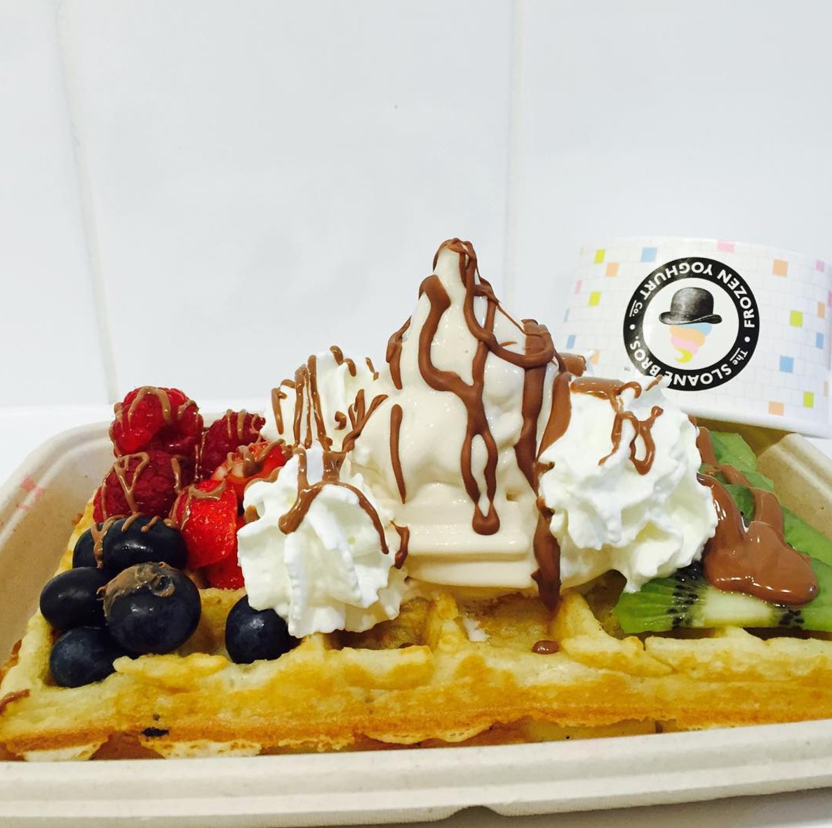 SloaneBrothers's tweet photo. In the company of someone who converses too much? This remarkable #FroYo will cease their waffling: https://t.co/zK1b0oitxS #CapitalAtRisk https://t.co/aGcUu4p7wd