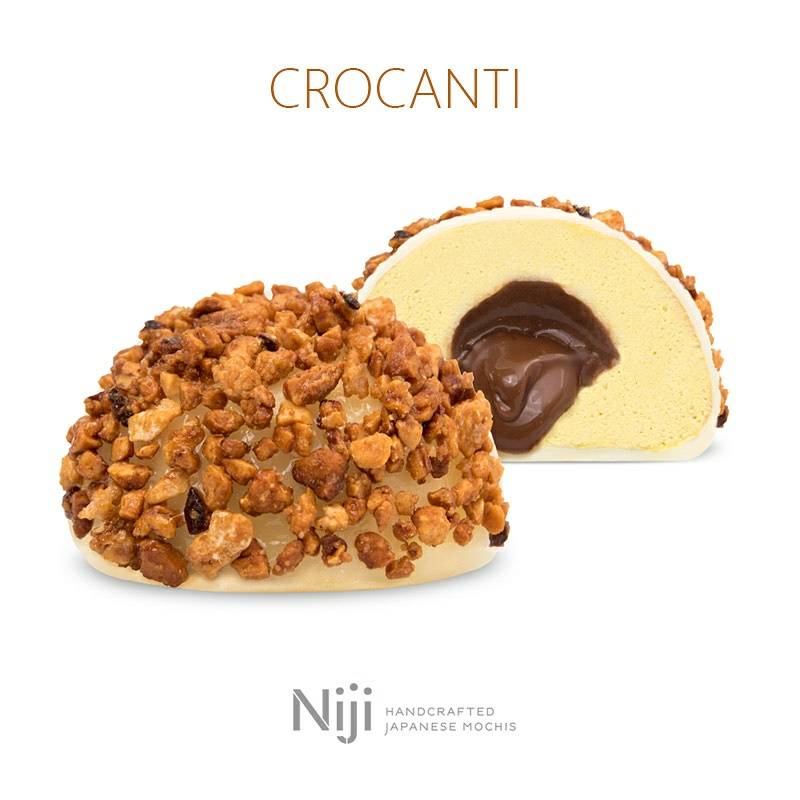 Ya estamos en @PaloAltoMarket con nuestro nuevo sabor: crocanti #paloaltomarket #mochi