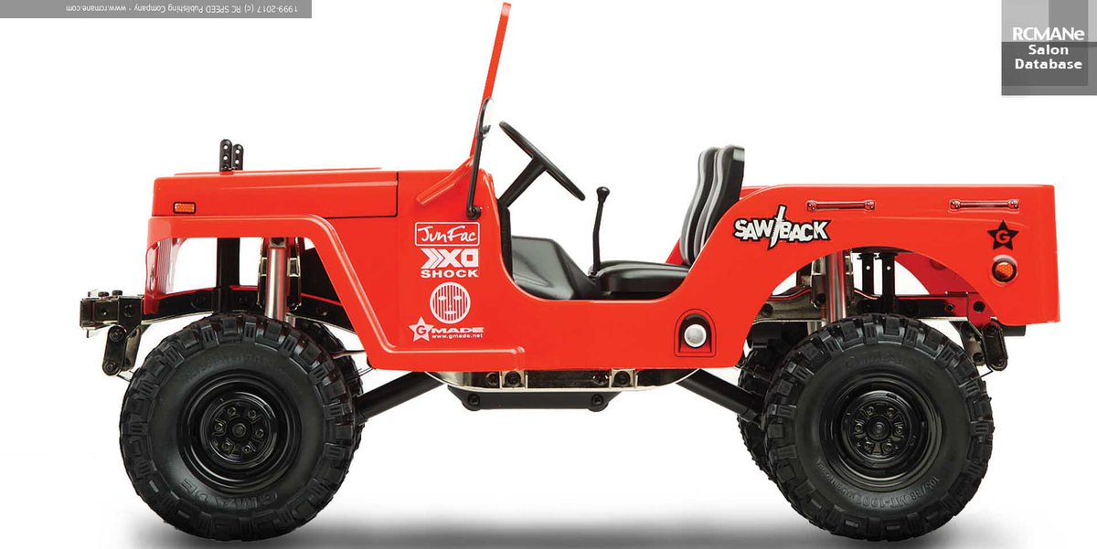 RCMANeNews's tweet photo. SA095 #Gmade #SAWBACK #GS01 chassis GM52000
#EP #4WD #Rocky / #OffRoad by: #RCMANe (HK)
#RC #RCCar #RCカー #ラジコン #遙控車
https://t.co/oxFHdLmnFO https://t.co/JTYl3HOMBb