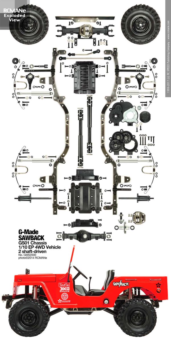 RCMANeNews's tweet photo. SA095 #Gmade #SAWBACK #GS01 chassis GM52000
#EP #4WD #Rocky / #OffRoad by: #RCMANe (HK)
#RC #RCCar #RCカー #ラジコン #遙控車
https://t.co/oxFHdLmnFO https://t.co/0mr4tOW2I5