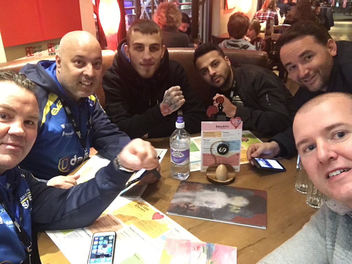 Day before Fight day; post weigh in - a #cheekynandos with <a href="/eggington_sam/">Sam Eggington</a> <a href="/TeamEggington/">Team Eggington</a> #teameggington