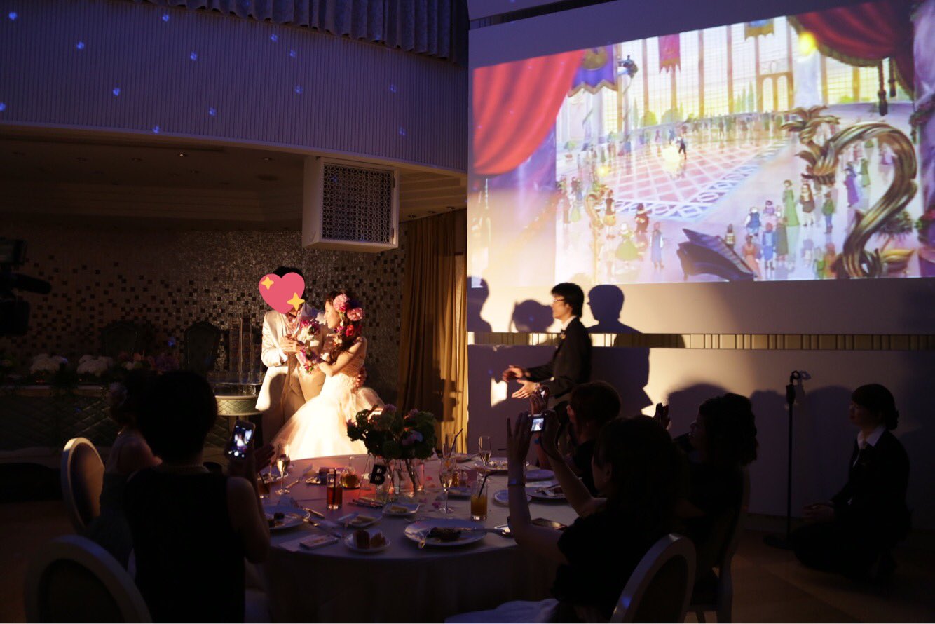 O Xrhsths やんそべ Sto Twitter 結婚式のテーマはディズニーだったから流した音楽はほぼほぼディズニー で映像流してもらったり キャンドルサービスと髪型はラプンツェルをイメージしたりした ๑ 最近は著作権の関係でこうゆうの気軽にできないみたいだけど O Xrhsths やんそべ Sto Twitter 結婚式のテーマはディズニーだったから流した音楽はほぼほぼディズニー で映像流してもらったり キャンドルサービスと髪型はラプンツェルをイメージしたりした ๑ 最近は著作権の関係でこうゆうの気軽にできないみたいだけど