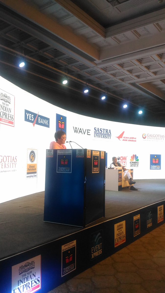 ShyamSportsGuy's tweet photo. @shampadhar delivering the vote of thanks at the end of the fifth edition of EduConclave #ThinkEdu2017 @PrabhuChawla https://t.co/X4OvsgNX7x