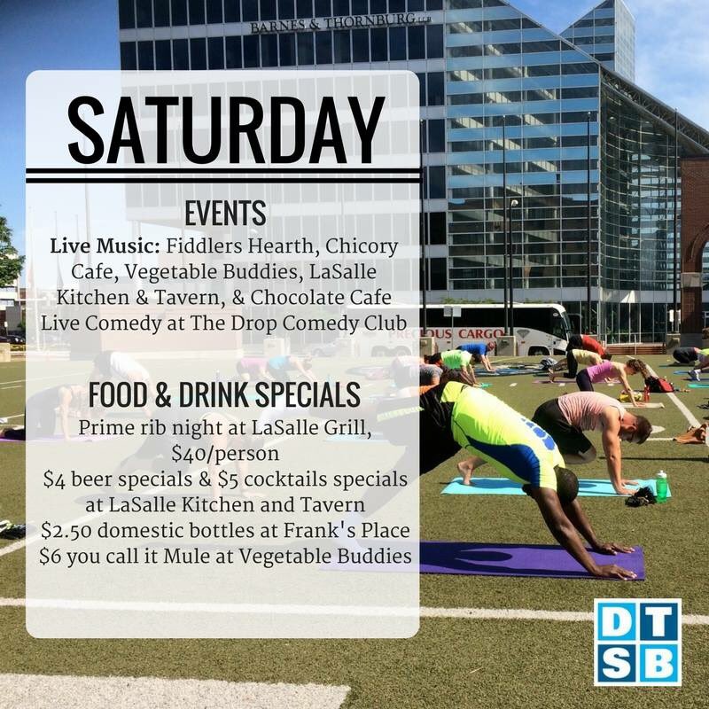DTSouthBend's tweet photo. A full calendar of events can be found at https://t.co/mjQAwLbNx4 (linked in bio). 
#dtsb https://t.co/9BAHjyXtJl