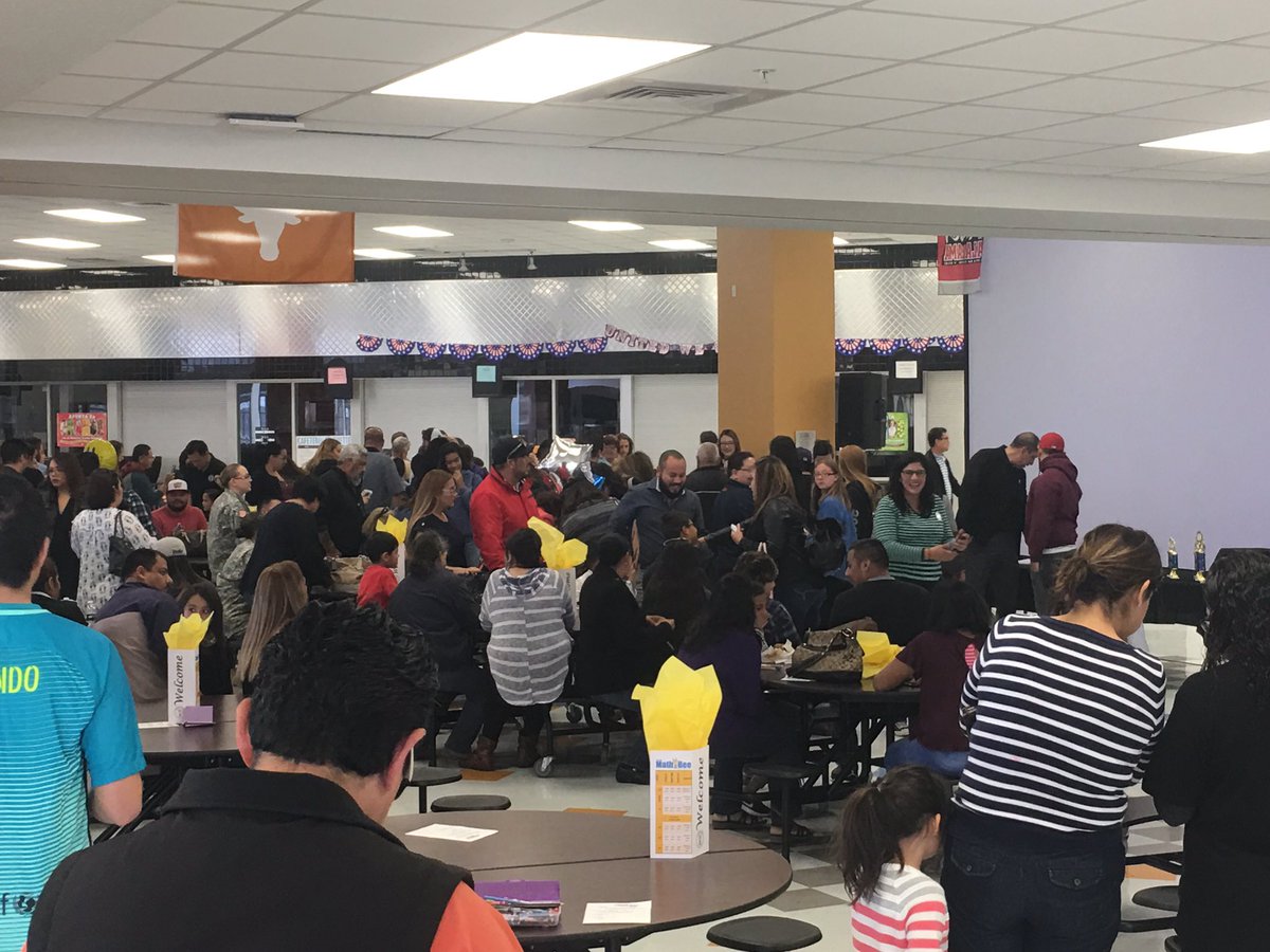 RudyHR_Services's tweet image. Lots of excited parents at the #TeamSISD Kindergarten Math Bee competition at Eastlake High School. #mathbee