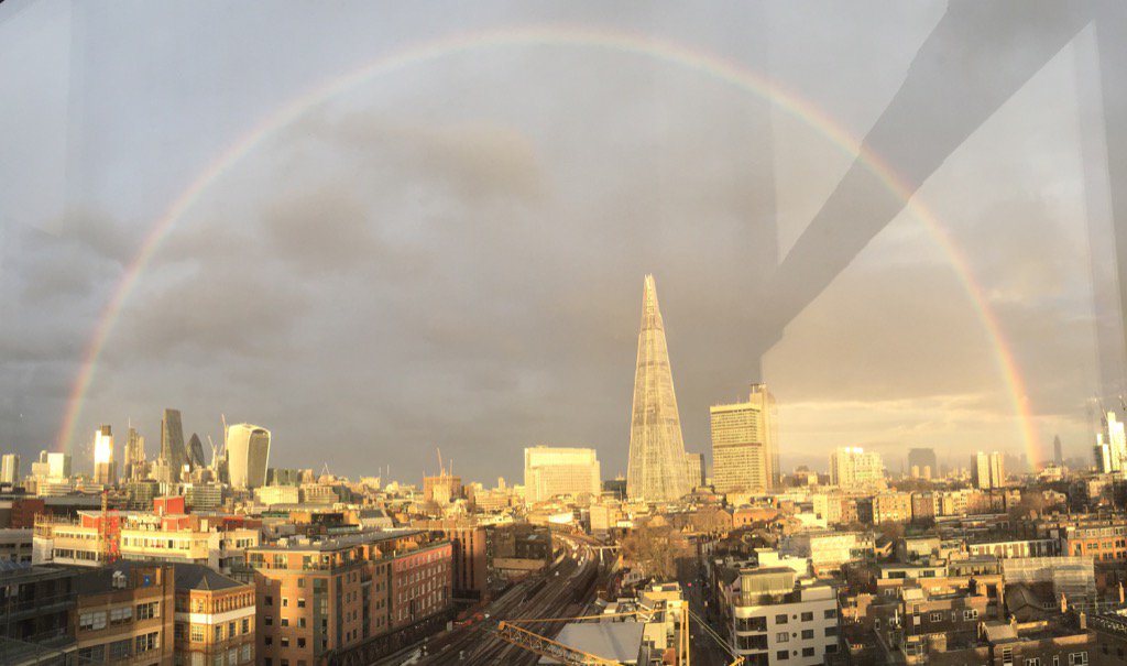 dusanham's tweet photo. Rainbow = caught! https://t.co/3udGS6JYZ1