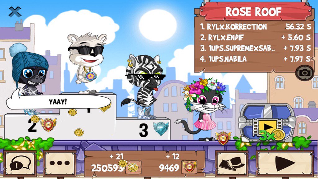 Enif1FR2's tweet image. Having a blast @ #funrun2 #Korrection #SUPREMExSaber #nabila