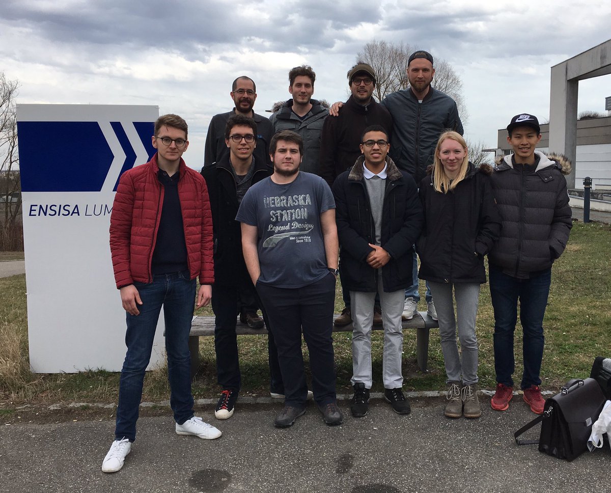 ENSISA_En's tweet photo. First meeting Trinational Mechatronics contest #Trinatronics from #TriRhenaTech with students from @FHNWTechnik and @ENSISA_En @AlsaceTech https://t.co/yTtfDkNIyH