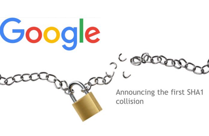 NuvemNetworks's tweet photo. .@Google reveals SHA1 has been cracked. Are your #networks #secure? #DeployNuvem https://t.co/HnTgYDt4VY https://t.co/nQX9MhwQWe
