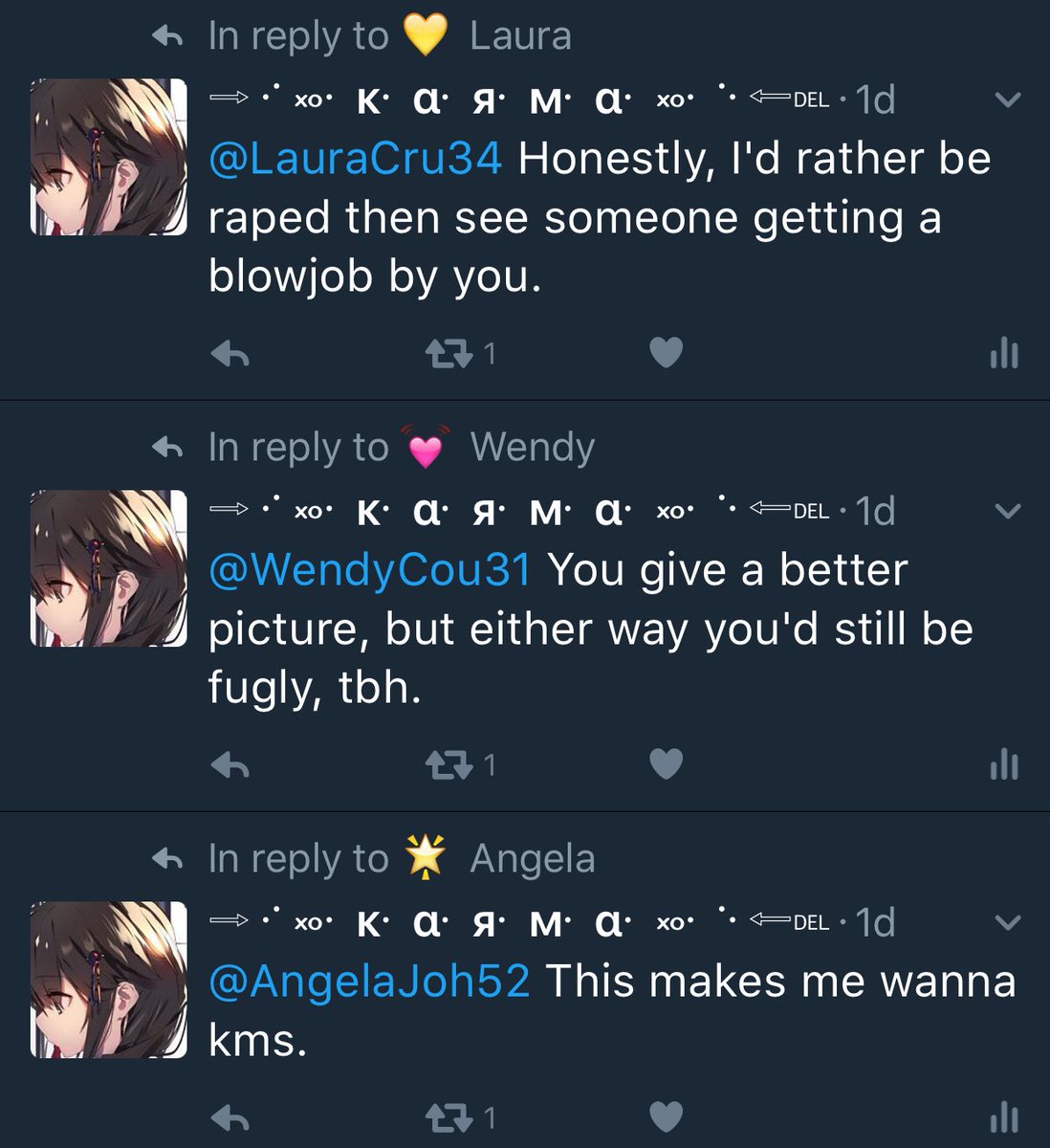 NotLoli_'s tweet image. Stop. 
If you are seeing this, please RT this aswell.

1 RT = Help 3 cyberbullies be nicer.

Thank you, for your support.