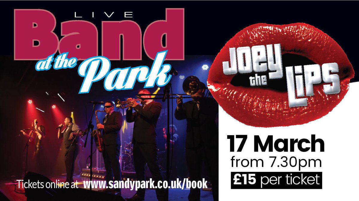 SandyParkExeter's tweet photo. Come to @SandyParkExeter on Friday 17th March for amazing live music from @joeythelipsband 💋🎶💃🏼🕺🏼

Tickets: https://t.co/3iIwugEdst https://t.co/9y97NrKUo5