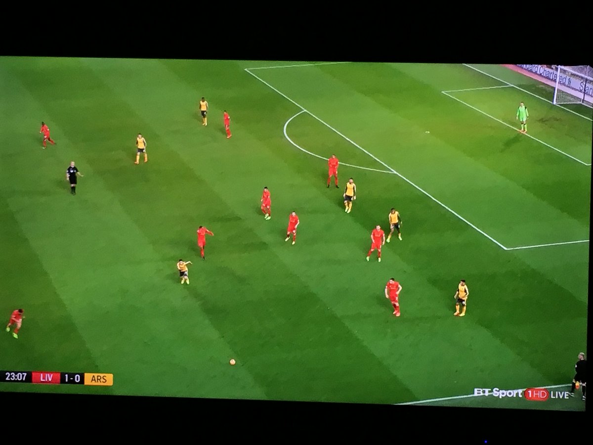 anilkarav's tweet photo. Tensions high in the house with both Arsenal &amp; Liverpool supporters. I can say for sure that someone will be disappointed at the end! #lfc https://t.co/avqGD4lrdQ