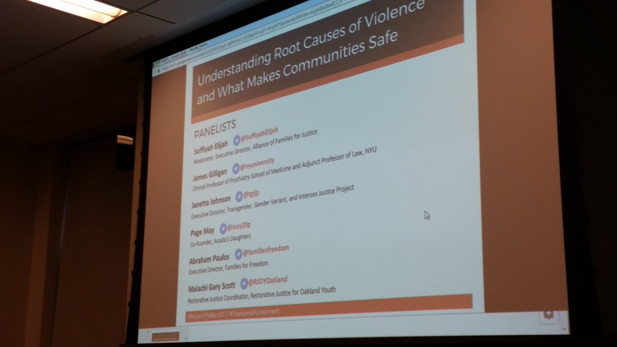KathyKoller3's tweet photo. Beyond the Bars confernce at Columbia U Janetta Johnson@tgijp "Hurt people hurt people" #beyondthebars2017 https://t.co/1VWA4SztOt