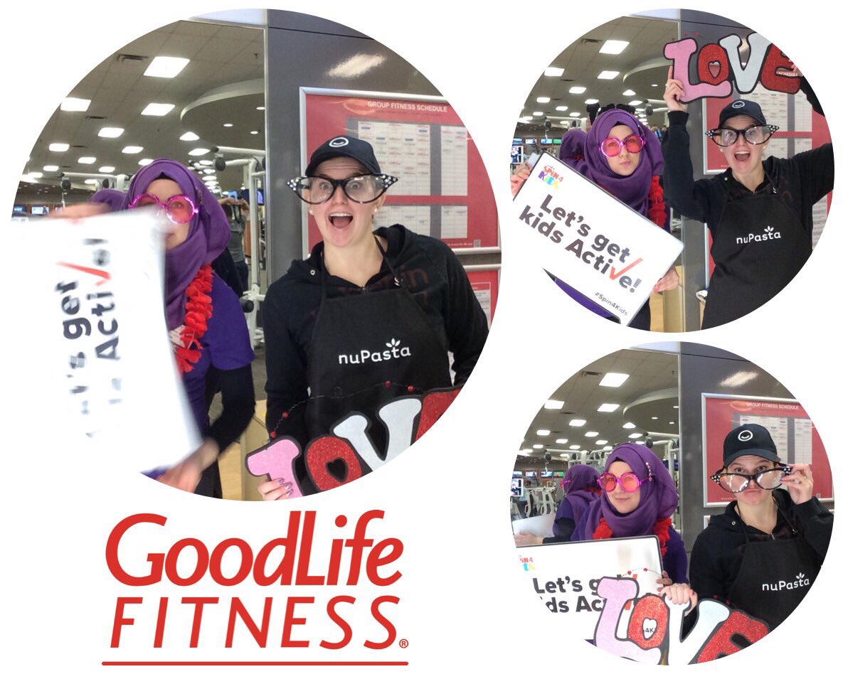 LiveWellMktg's tweet photo. Holla!!!! @GoodLifeFitness London @nuPastaCanada fun times at #Spin4kids 🎉 #letsgetkidsactive https://t.co/bWJ2I08u8H