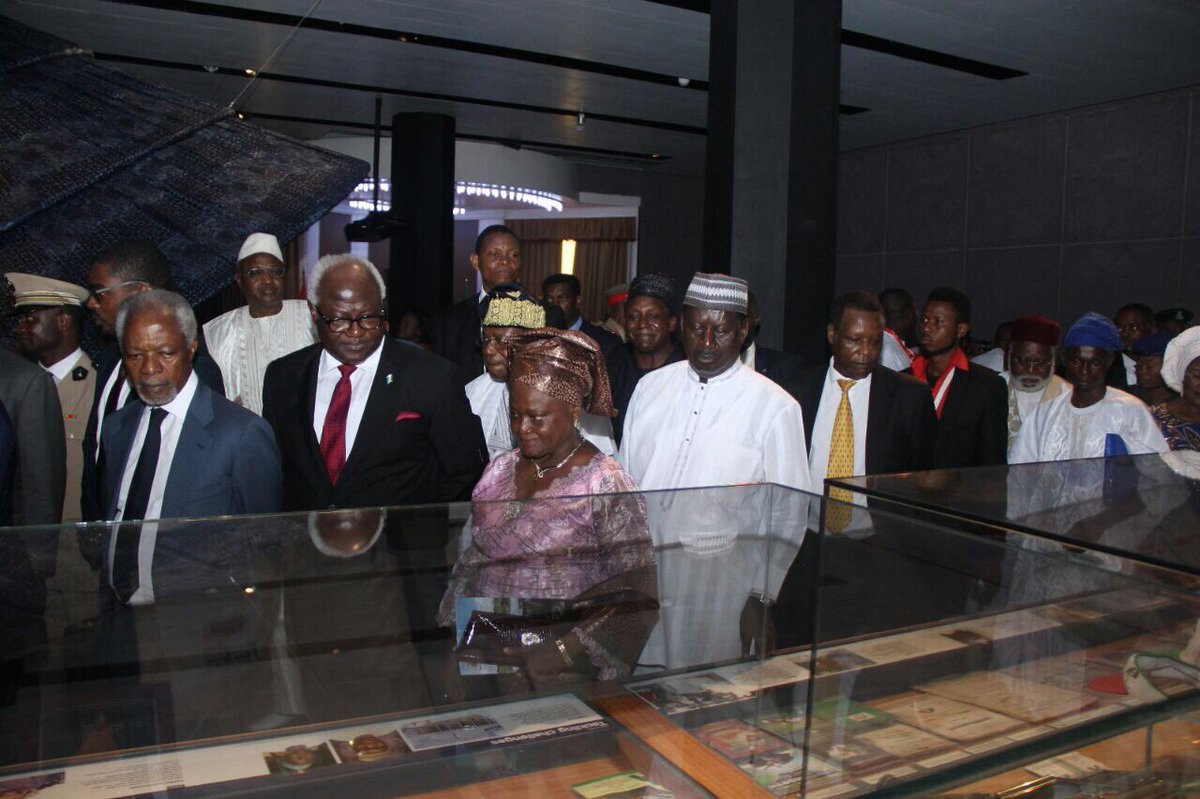 Touring the Olusegun Obasanjo Presidential Library in Abeokuta,  Nigeria alongside my good friend, former UN Secretary General <a href="/KofiAnnan/">Kofi Annan</a>.