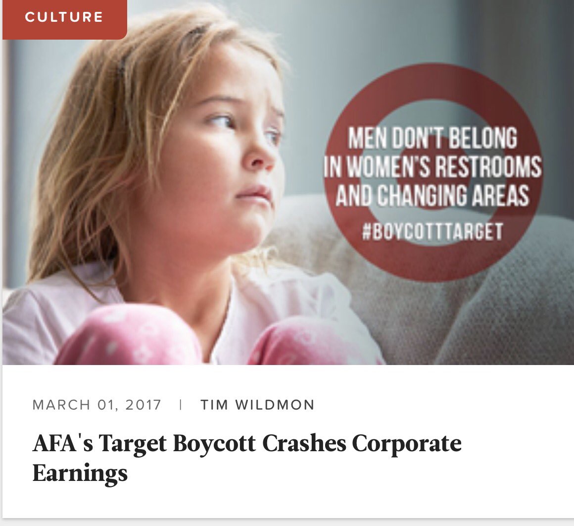 bethpetty's tweet image. Keep it up! Looks like it's starting to work. There's plenty of other places to shop #boycottarget #keepourgirlssafe #takeastand