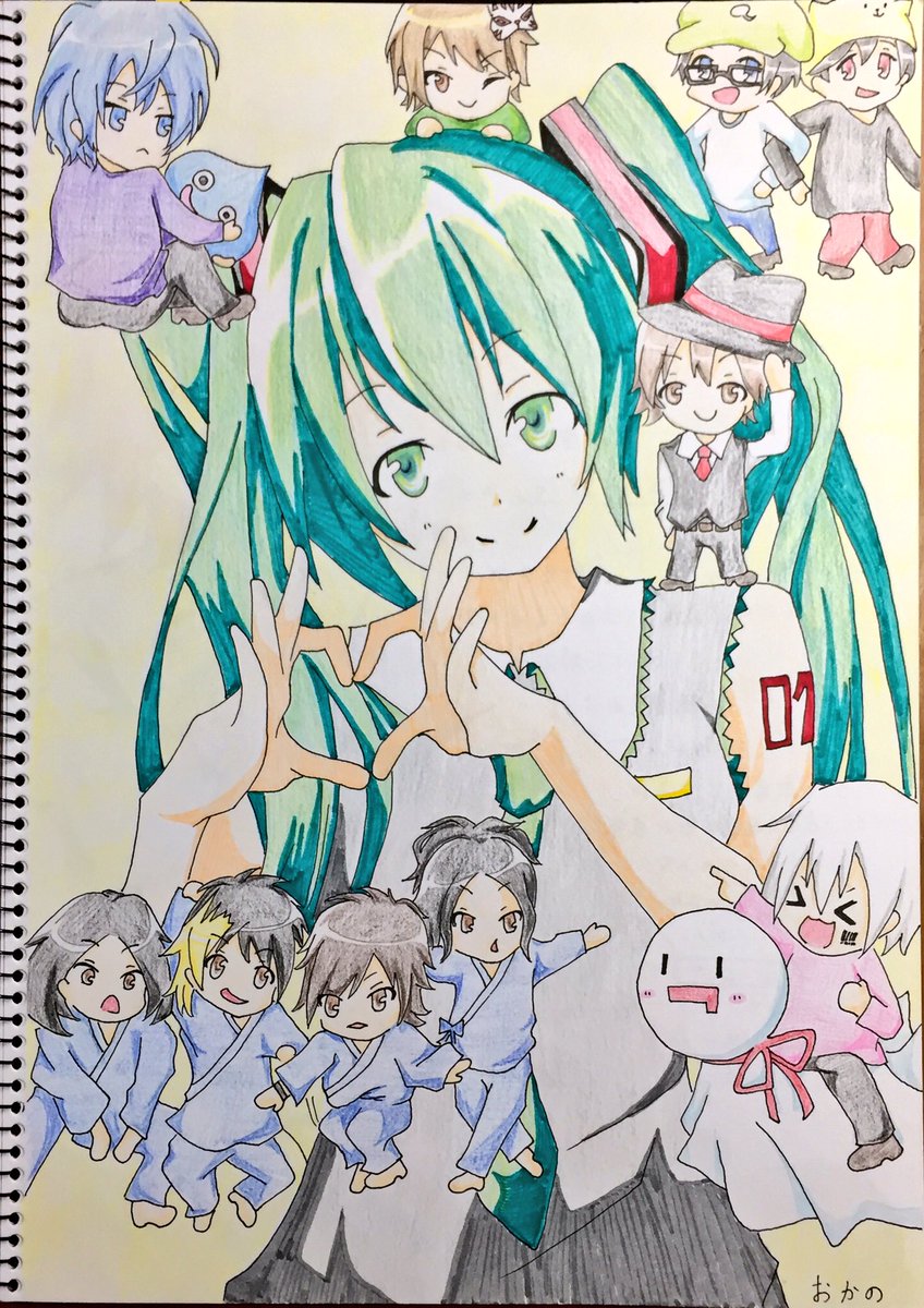おかの ぽちゃ子閣下 自由気ままに歌い手様や たまーに漫画やアニメイラストを 自分なりに精一杯愛を込めて 描かせていただいてます 8 歌い手好きと繋がりたい 気になる木ありませんかこの機会にぜひ思いきって繋がりましょう アナログ絵描き