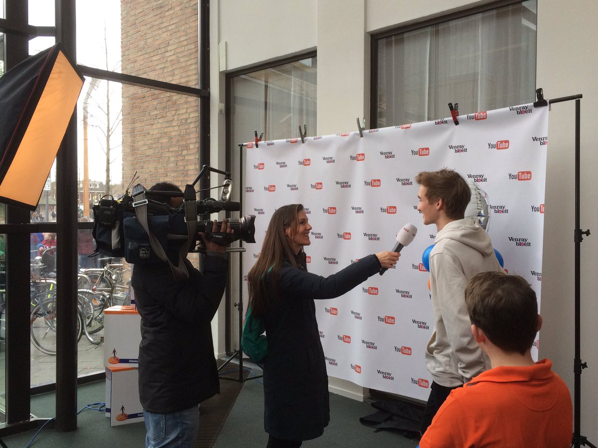 Interview met @GameplayWorldXL vanavond te zien @jeugdjournaal | @RaboHorstVenray