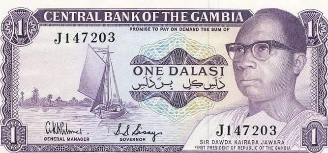 San_Camar's tweet photo. 1970s &amp; 80s, when the #Gambian currency, #Dalasi had good value; used to be called 'West African Pound' due to strong value internationally https://t.co/4JqT0RNAnU