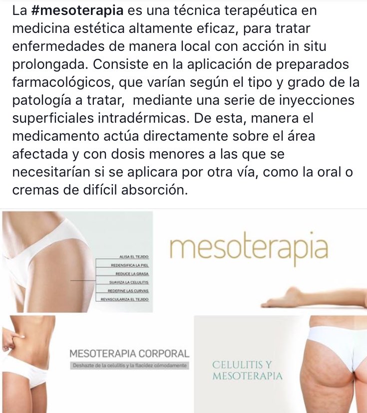 ImMedicina's tweet photo. #mesoterapia #DraMinuto  @ImMedicina https://t.co/2gyxXf2ufw